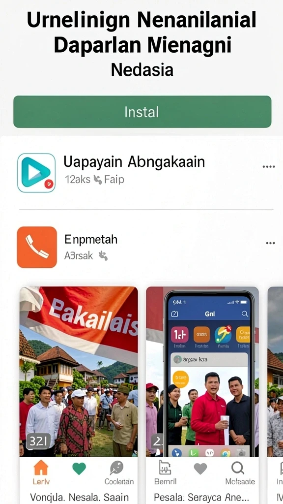 merahtoto - Layar utama aplikasi dengan berbagai pilihan permainan.